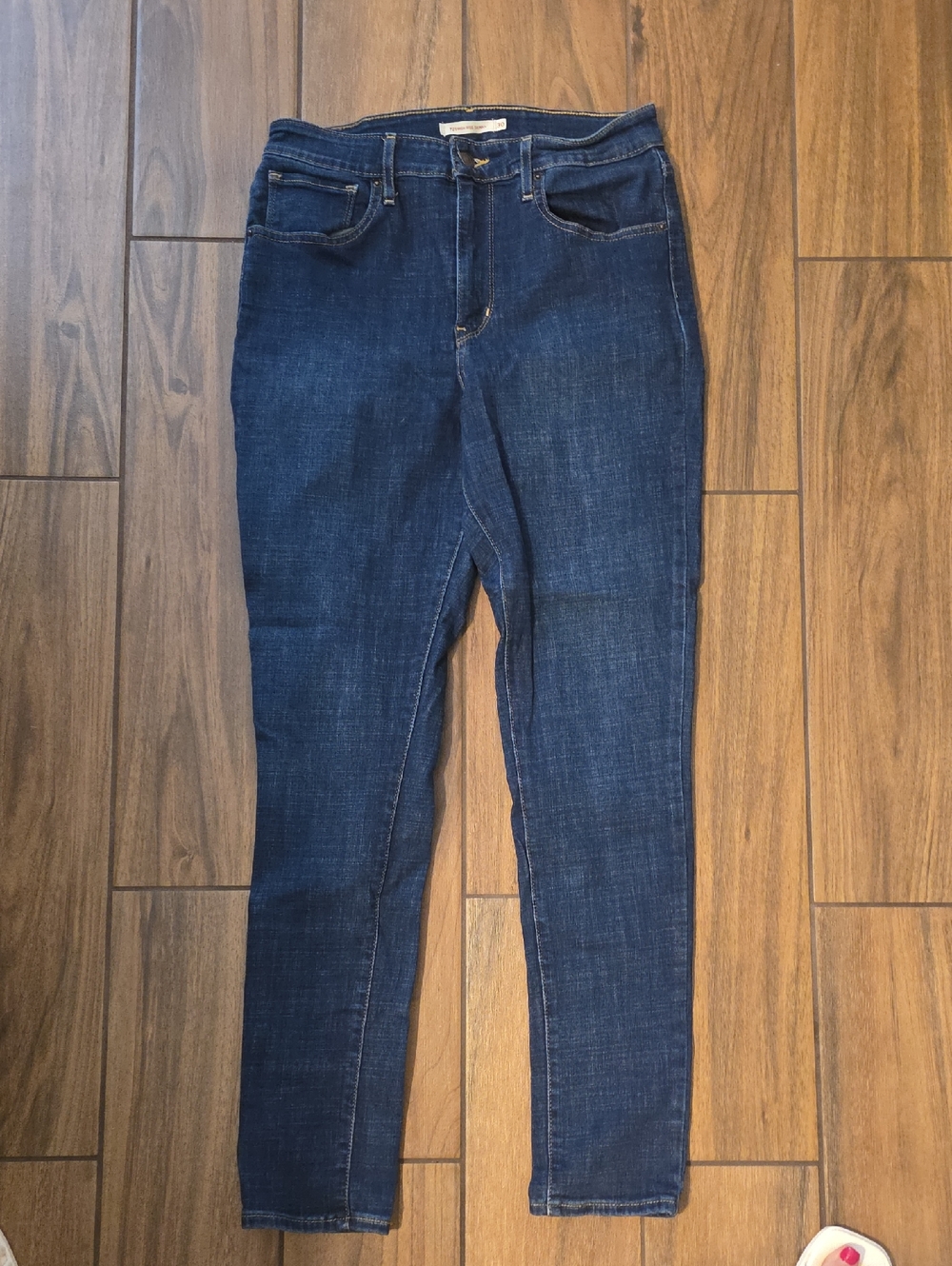 Levi's 721 Indigo High Rise Skinny Jeans